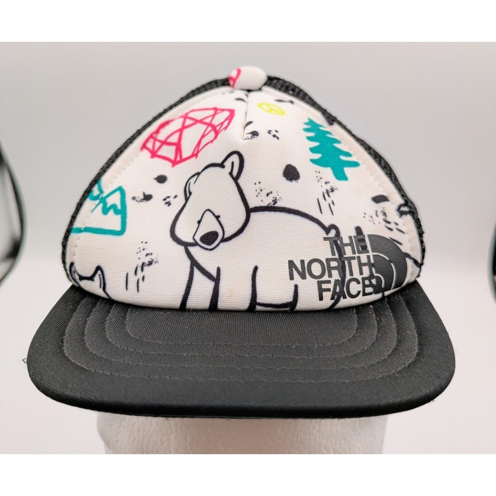 The North Face Hat Cap Snap Back Multicolor Bear Mesh XS 6-24M Infant Boys